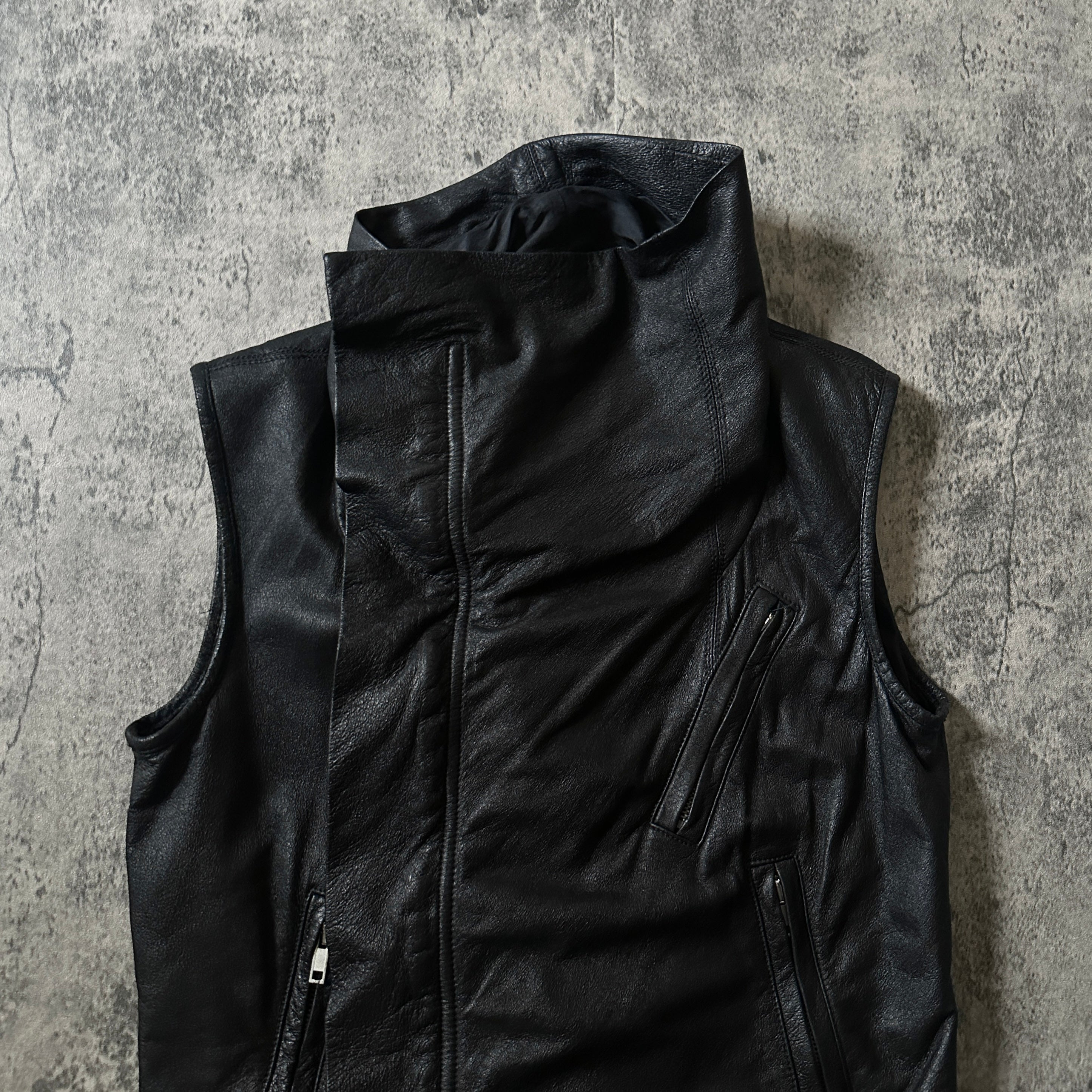 SS12 Rick Owens Women’s Runway “Naska” Lambskin Vest