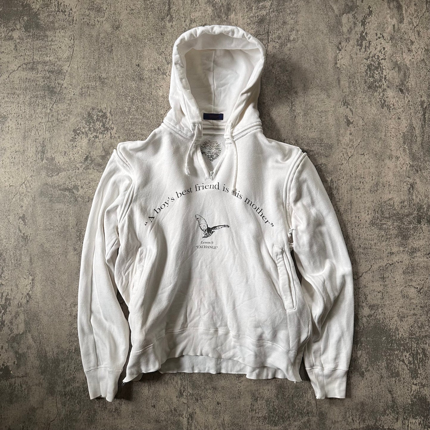 AW98 Exchange ‘Boy’s Best Friend’ Detachable Hooded Sweatshirt   269archive