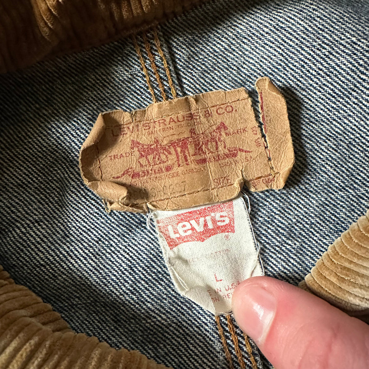 1980s Levi’s Orange Tab Denim Chore Jacket   269archive