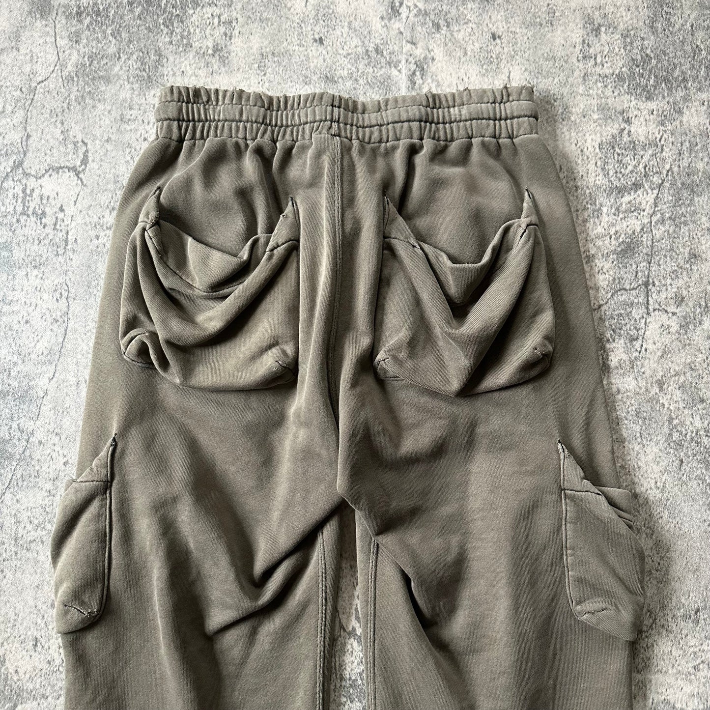 SS05 “Nightcrawler” Distressed Cargo Capri Shorts  Pants 269archive
