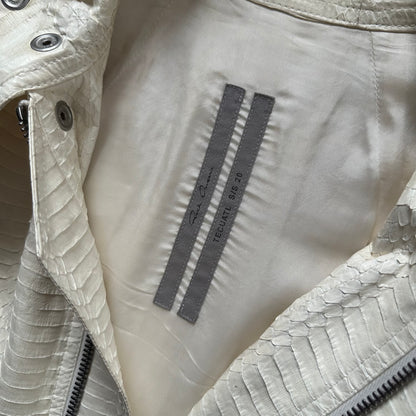 SS20 ‘Tecuatl’ Snakeskin Leather Jacket