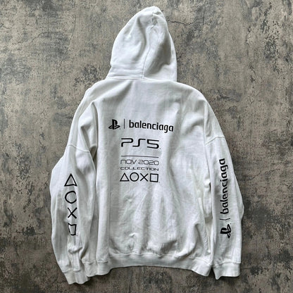 FW21 Balenciaga x Playstation "PS5" Oversized Hoodie - 269archive