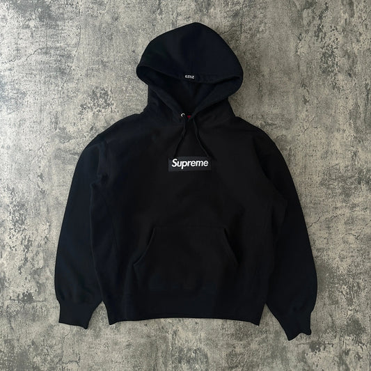 FW23 Supreme Black Box Logo Hoodie - 269archive