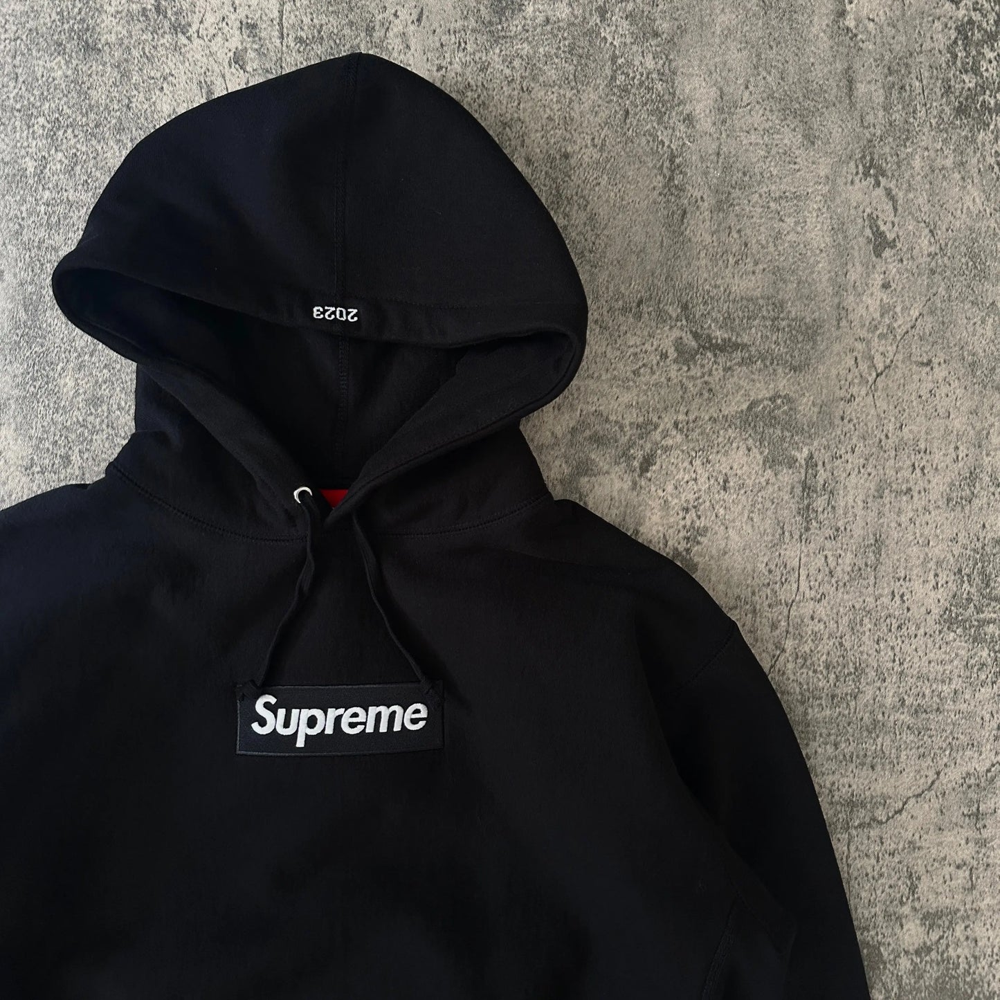 FW23 Supreme Black Box Logo Hoodie - 269archive