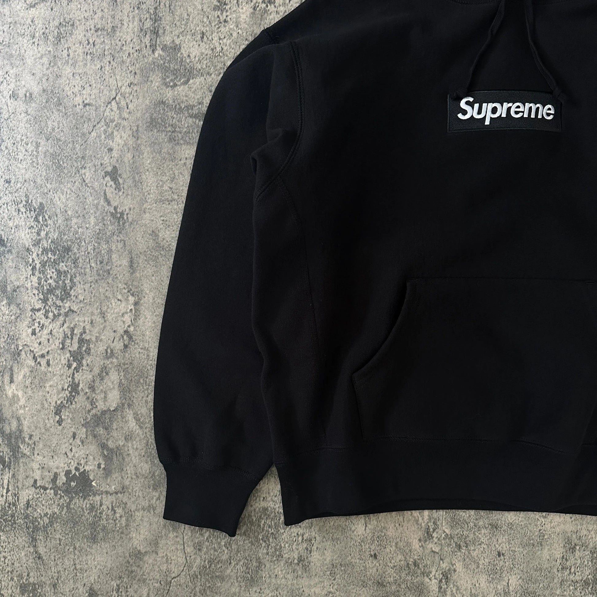 FW23 Supreme Black Box Logo Hoodie - 269archive