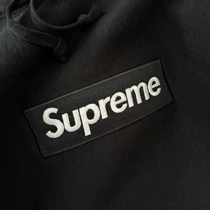FW23 Supreme Black Box Logo Hoodie - 269archive