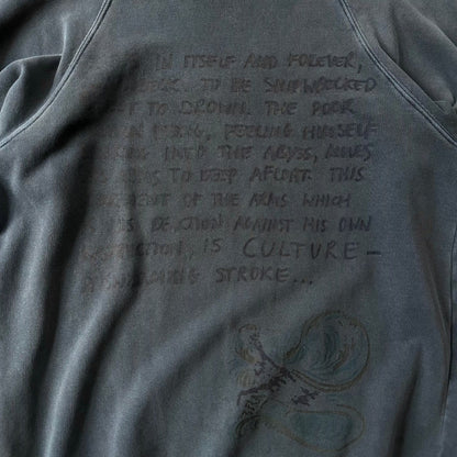 AW04 ‘Waves’ Shipwreck Poem Crewneck   269archive