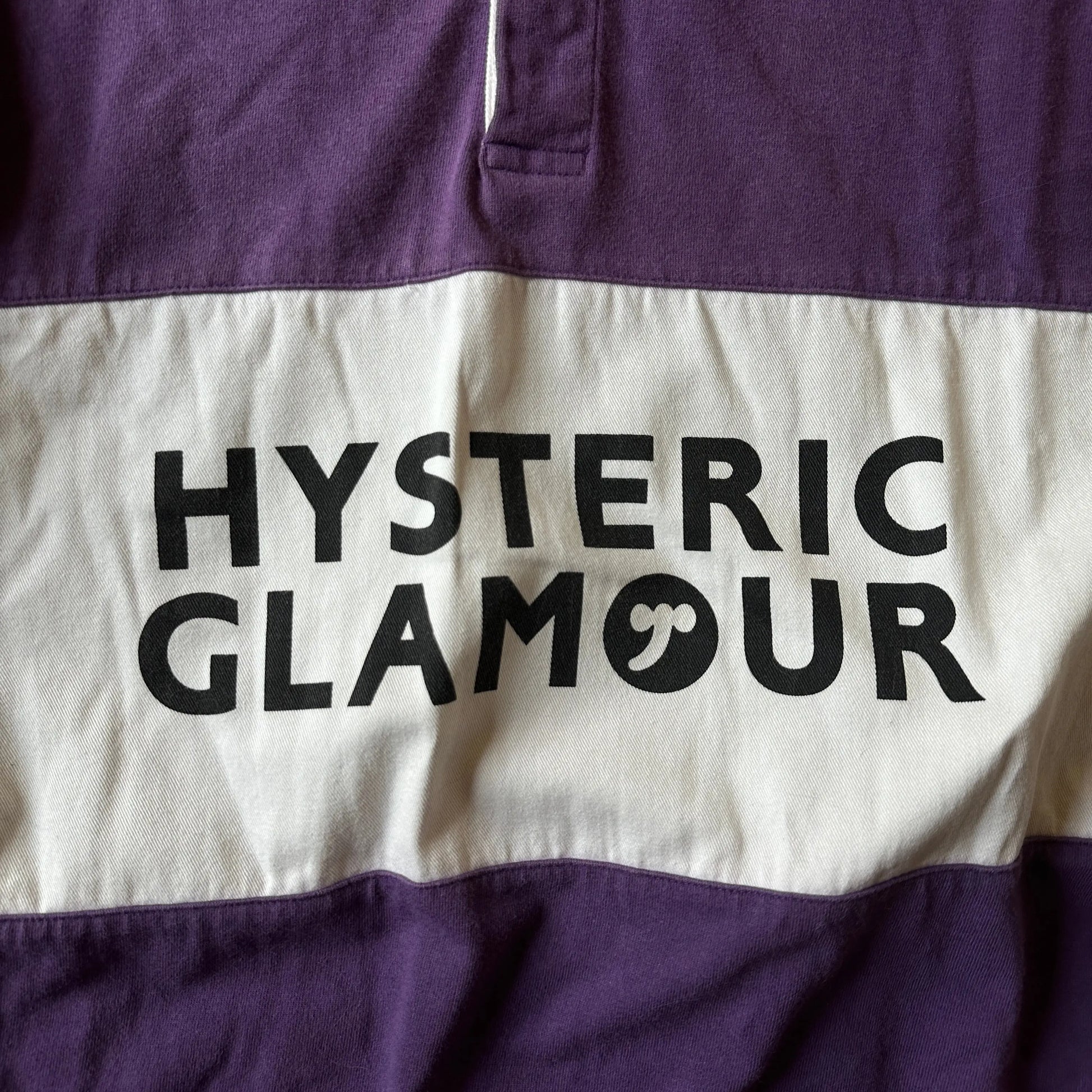 Hysteric Glamour Purple Rugby Shirt - 269archive