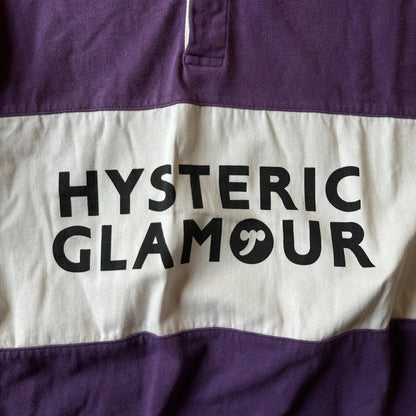 Hysteric Glamour Purple Rugby Shirt - 269archive