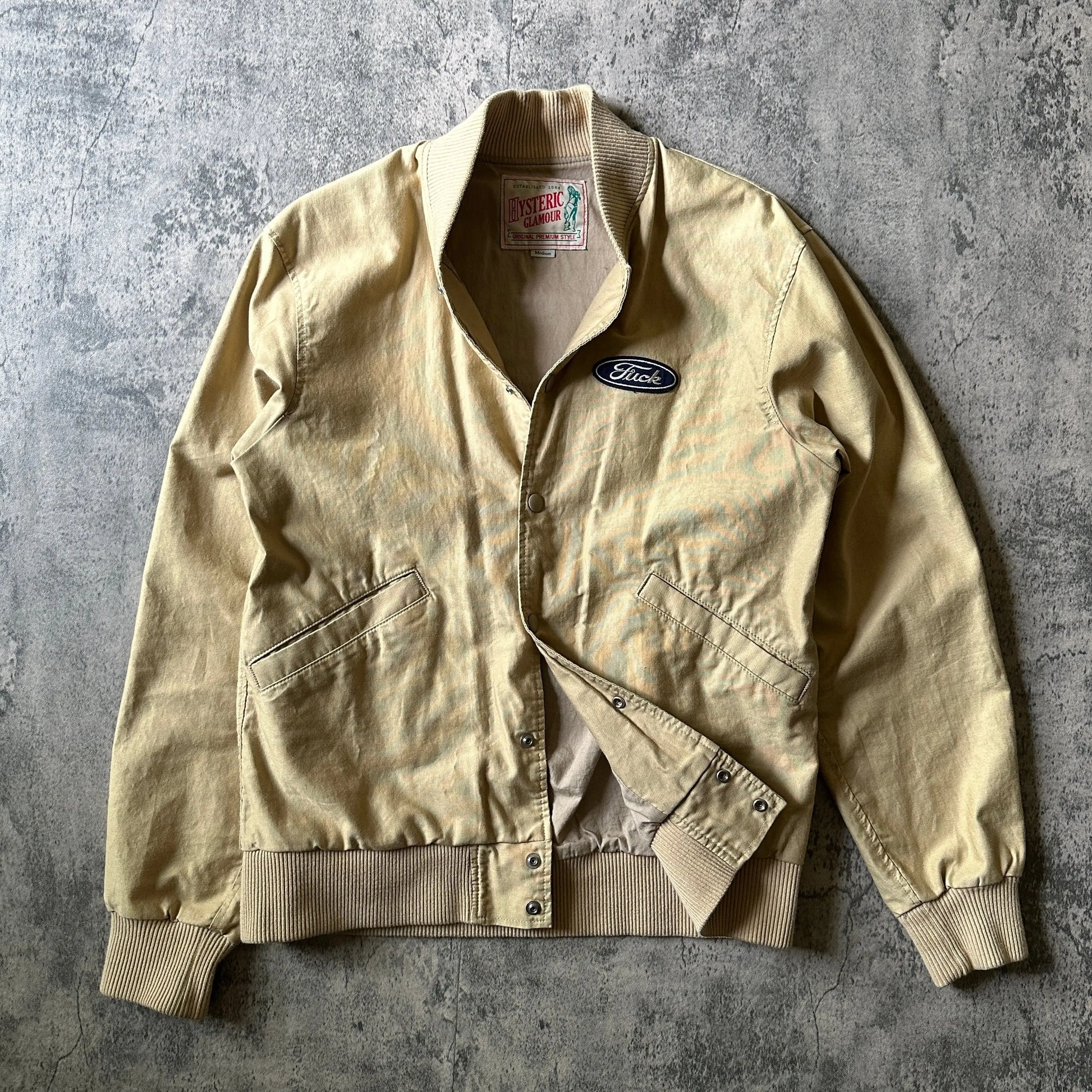 Hysteric Glamour “Fuck” Stadium Jacket - 269archive