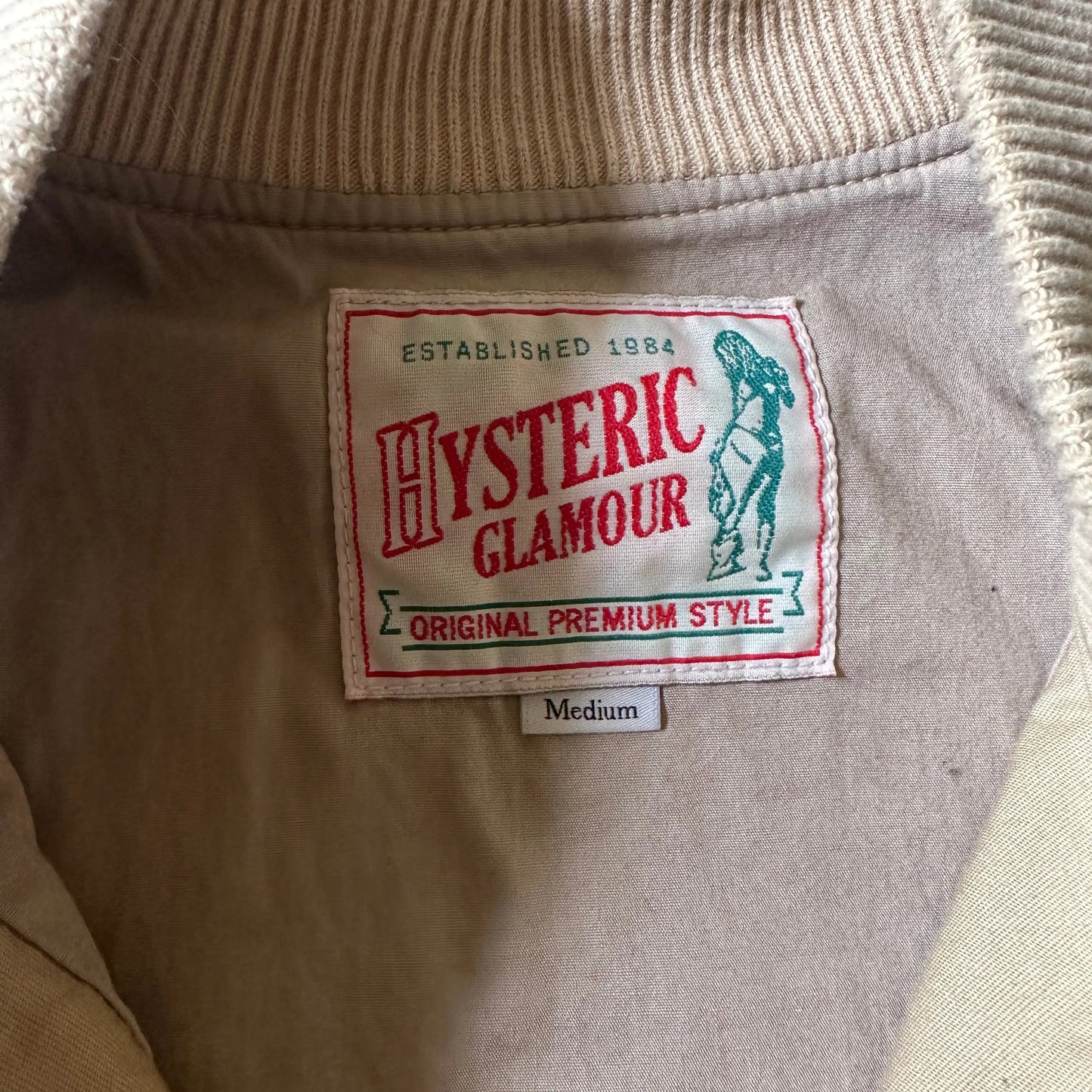 Hysteric Glamour “Fuck” Stadium Jacket - 269archive