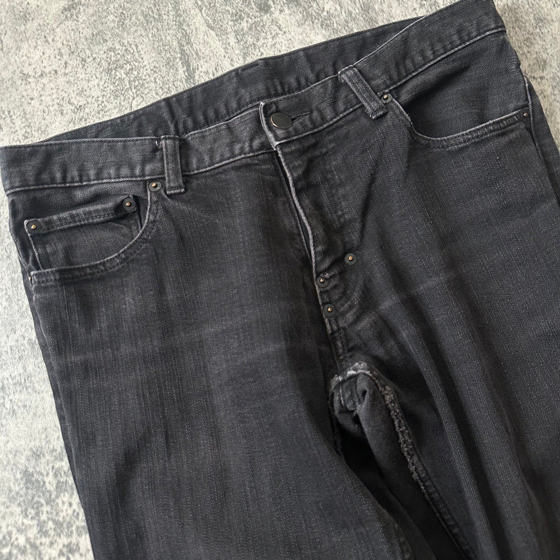 Aw06 AW06 Number (N)ine 'Noir' Pain Denim | 269Archive
