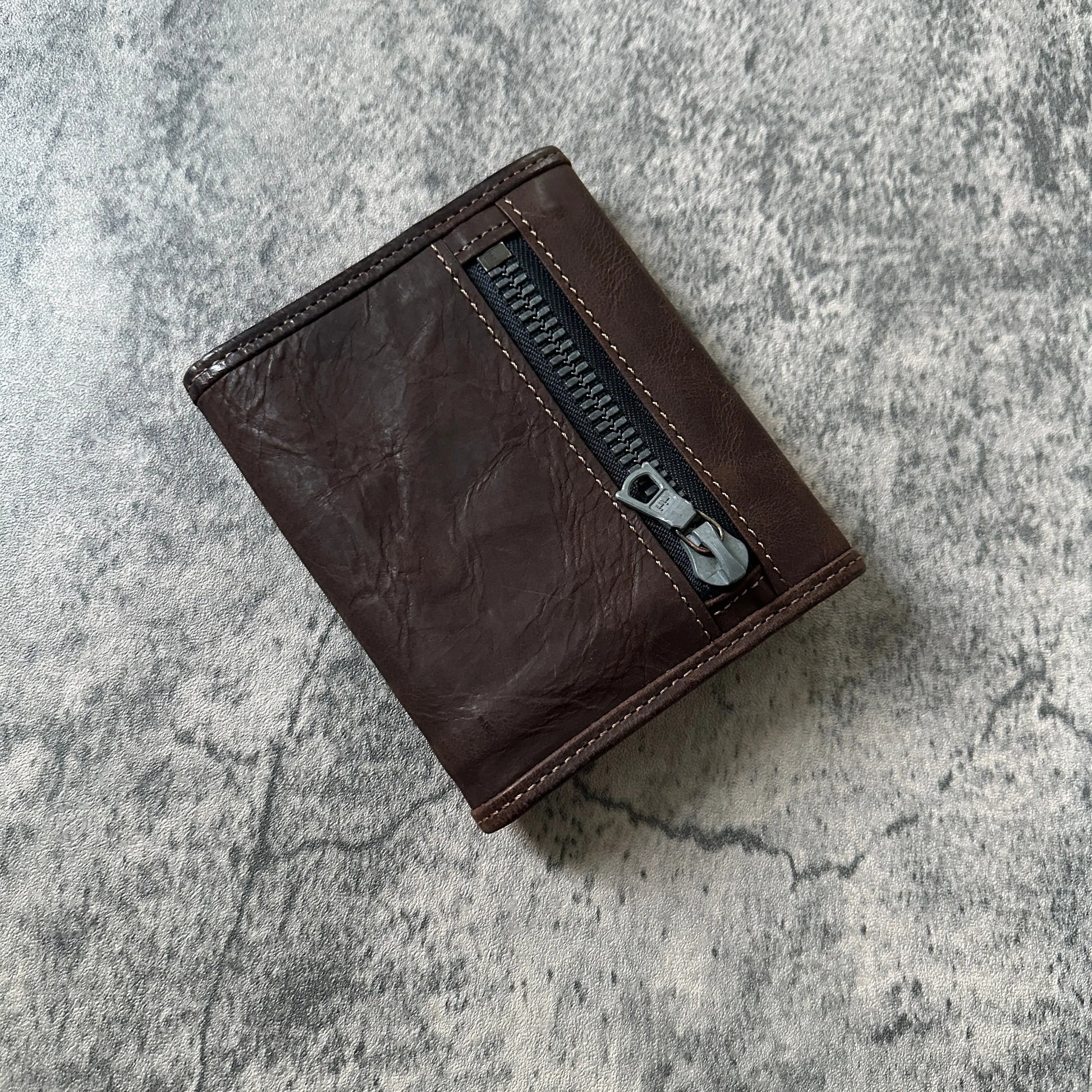 Isamu Katayama Backlash “Button-Snap” Leather Wallet - 269archive