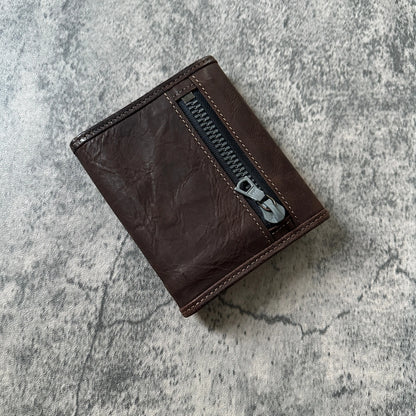 Isamu Katayama Backlash “Button-Snap” Leather Wallet - 269archive