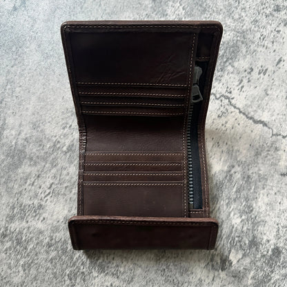 Isamu Katayama Backlash “Button-Snap” Leather Wallet - 269archive