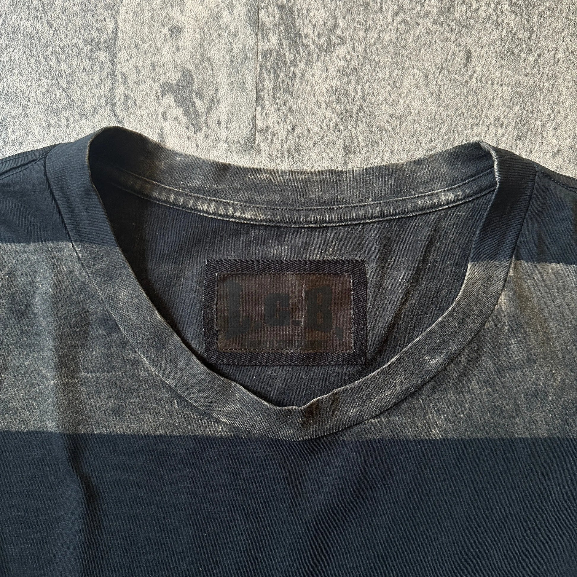 L.G.B. Striped Short Sleeve Tee - 269archive
