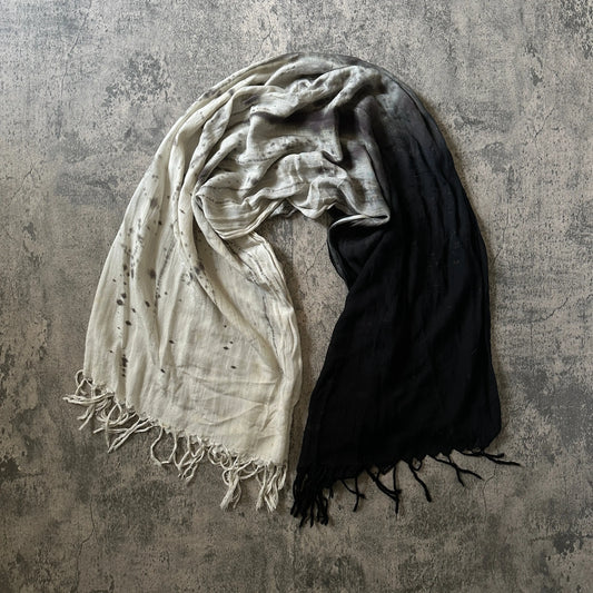 L.G.B. “Burn & Ash” Fringe Scarf - 269archive