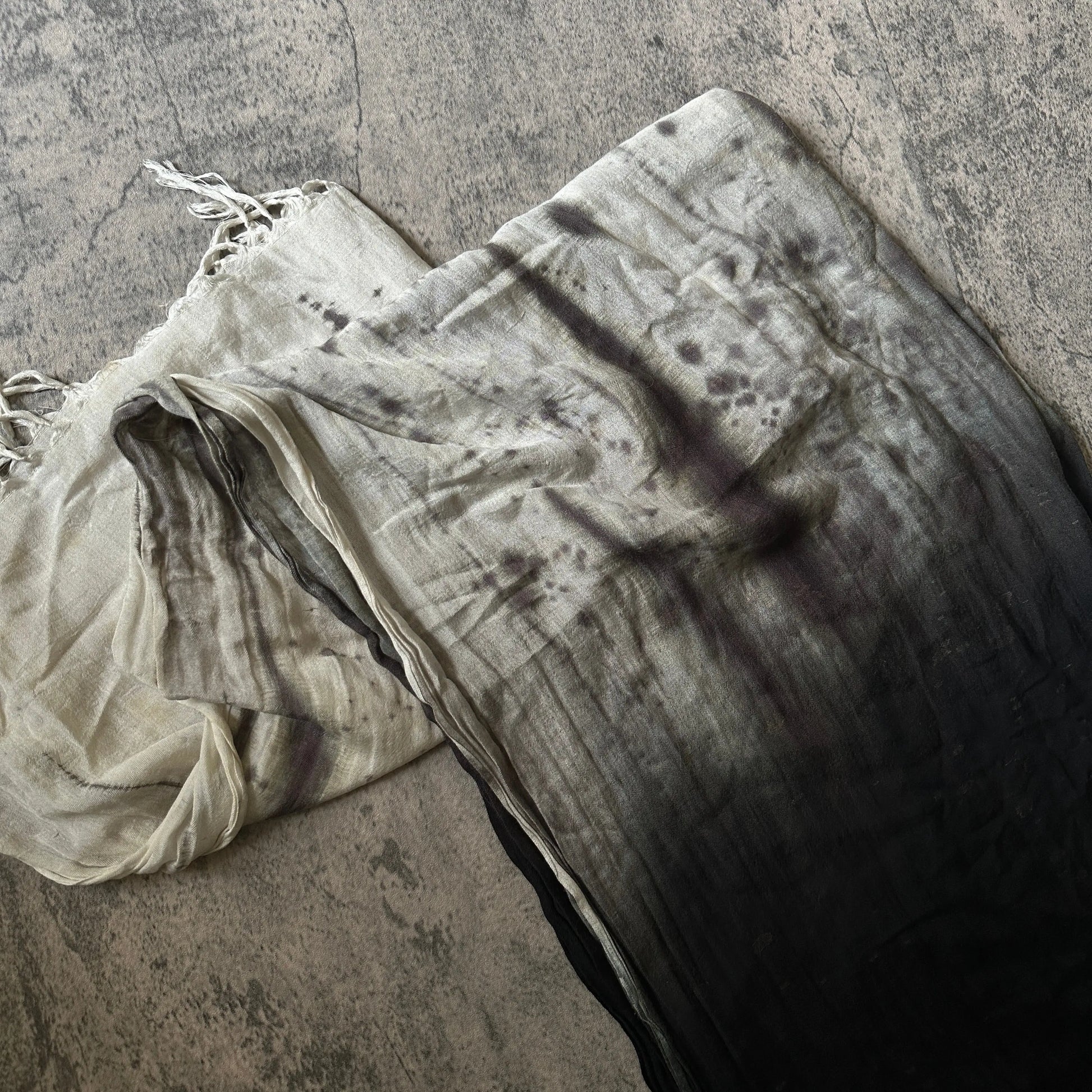 L.G.B. “Burn & Ash” Fringe Scarf - 269archive
