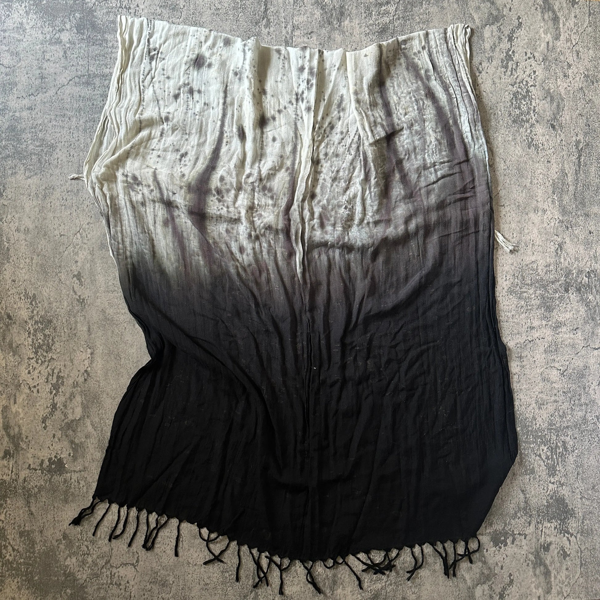 L.G.B. “Burn & Ash” Fringe Scarf - 269archive