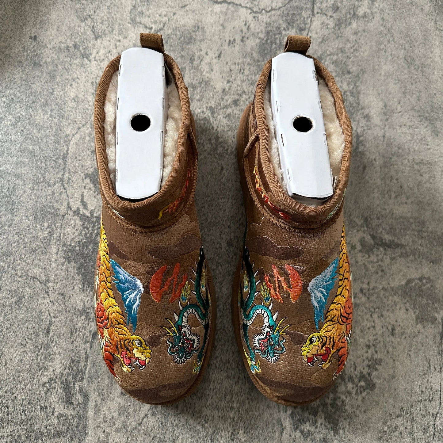 Palace x Ugg “Tigers and Dragons” Chestnut Ultra Mini Boot - 269archive