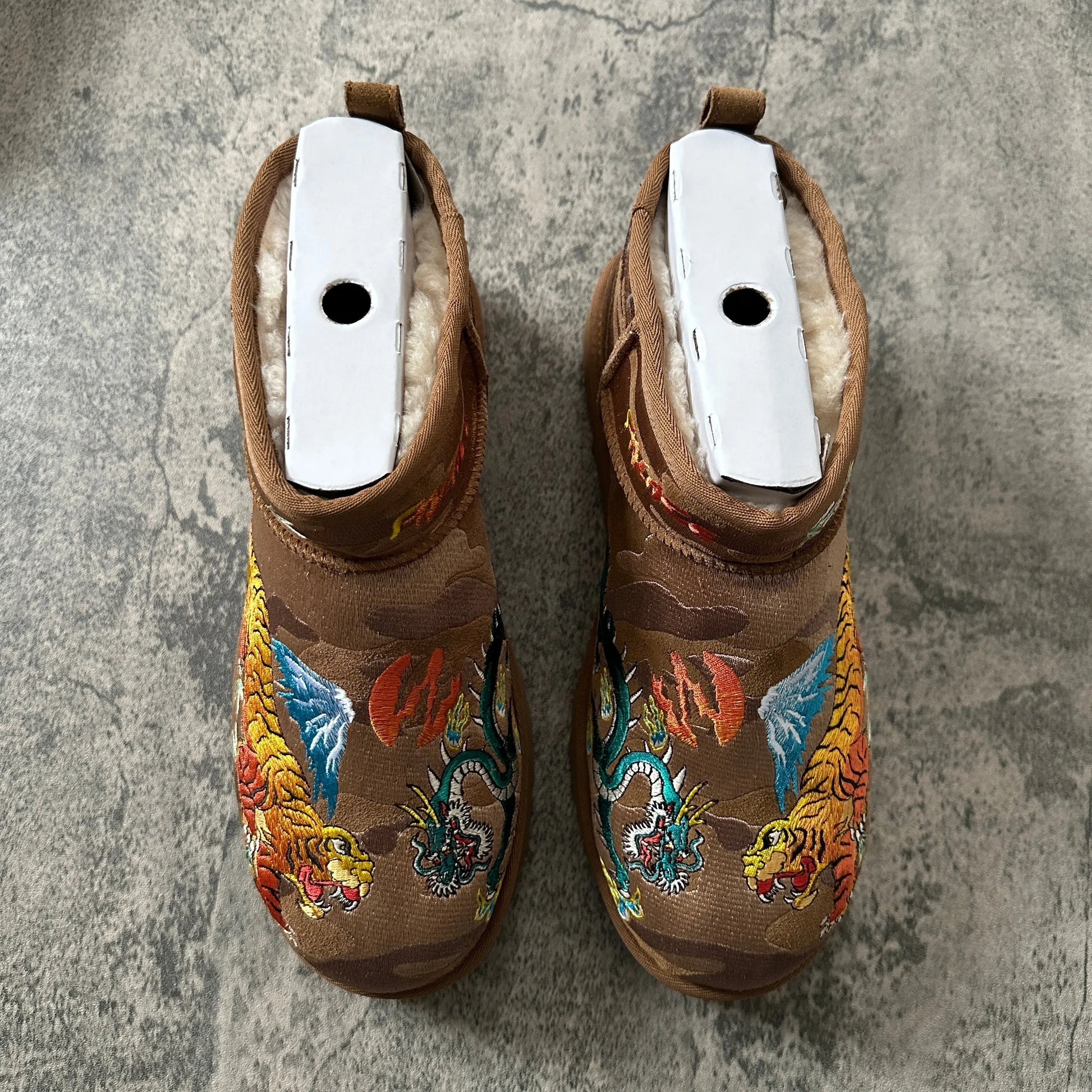 Palace x Ugg “Tigers and Dragons” Chestnut Ultra Mini Boot - 269archive