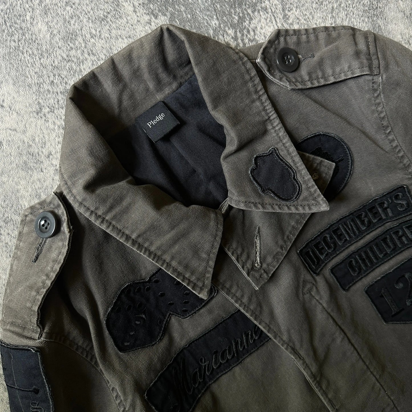 Pledge “Rolling Stones” Patch Military Jacket - 269archive