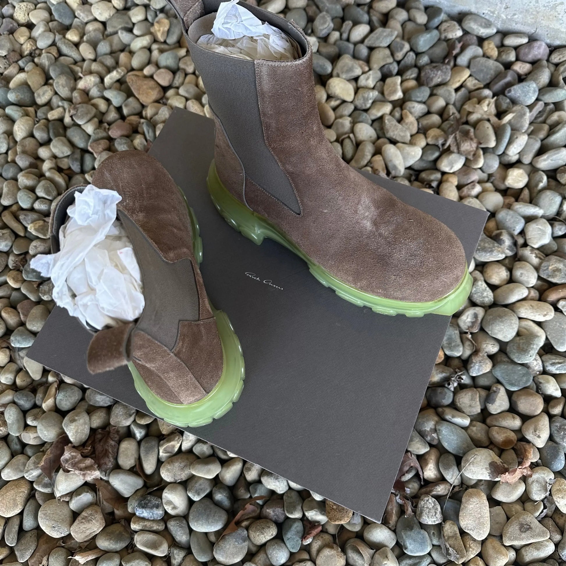 Rick Owens “Dust” Beatle Bozo Tractor Boot - 269archive