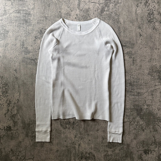 SS02 Number (N)ine Waffle Knit Long Sleeve - 269archive