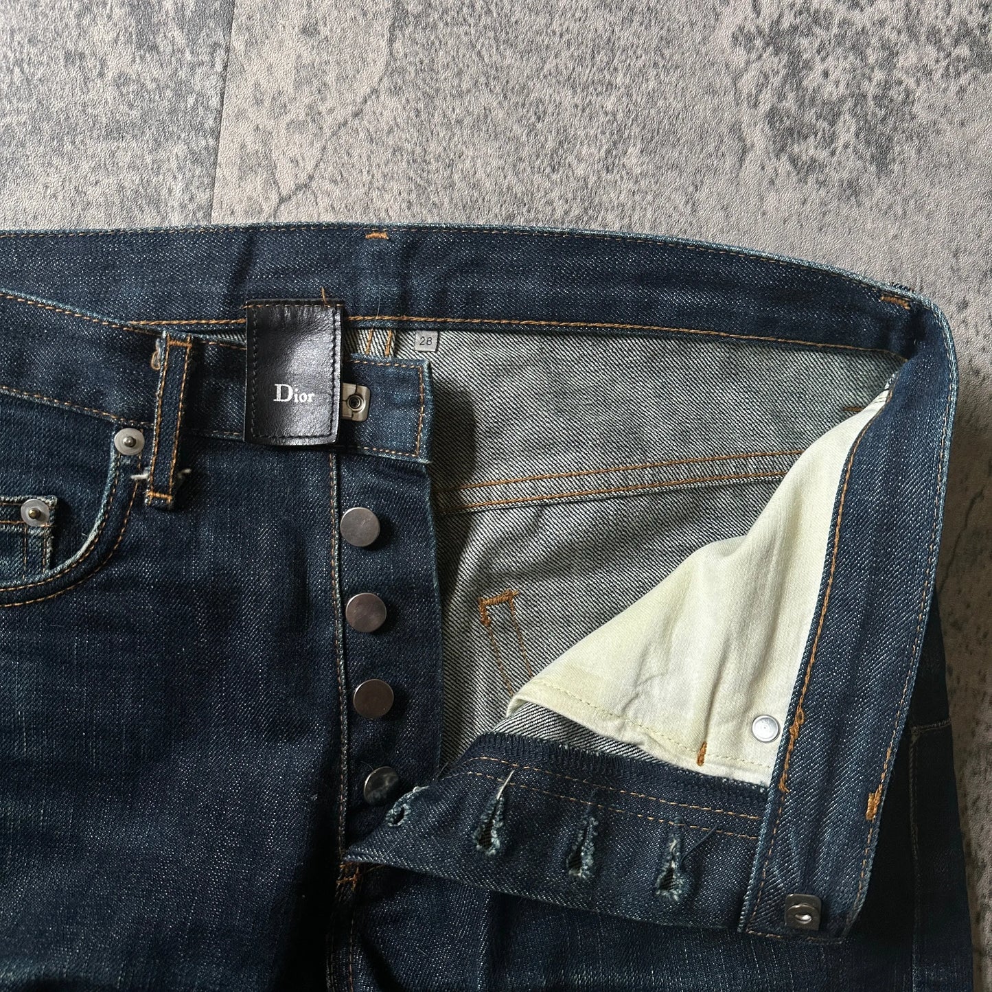 SS05 Dior Dark Wash Denim - 269archive
