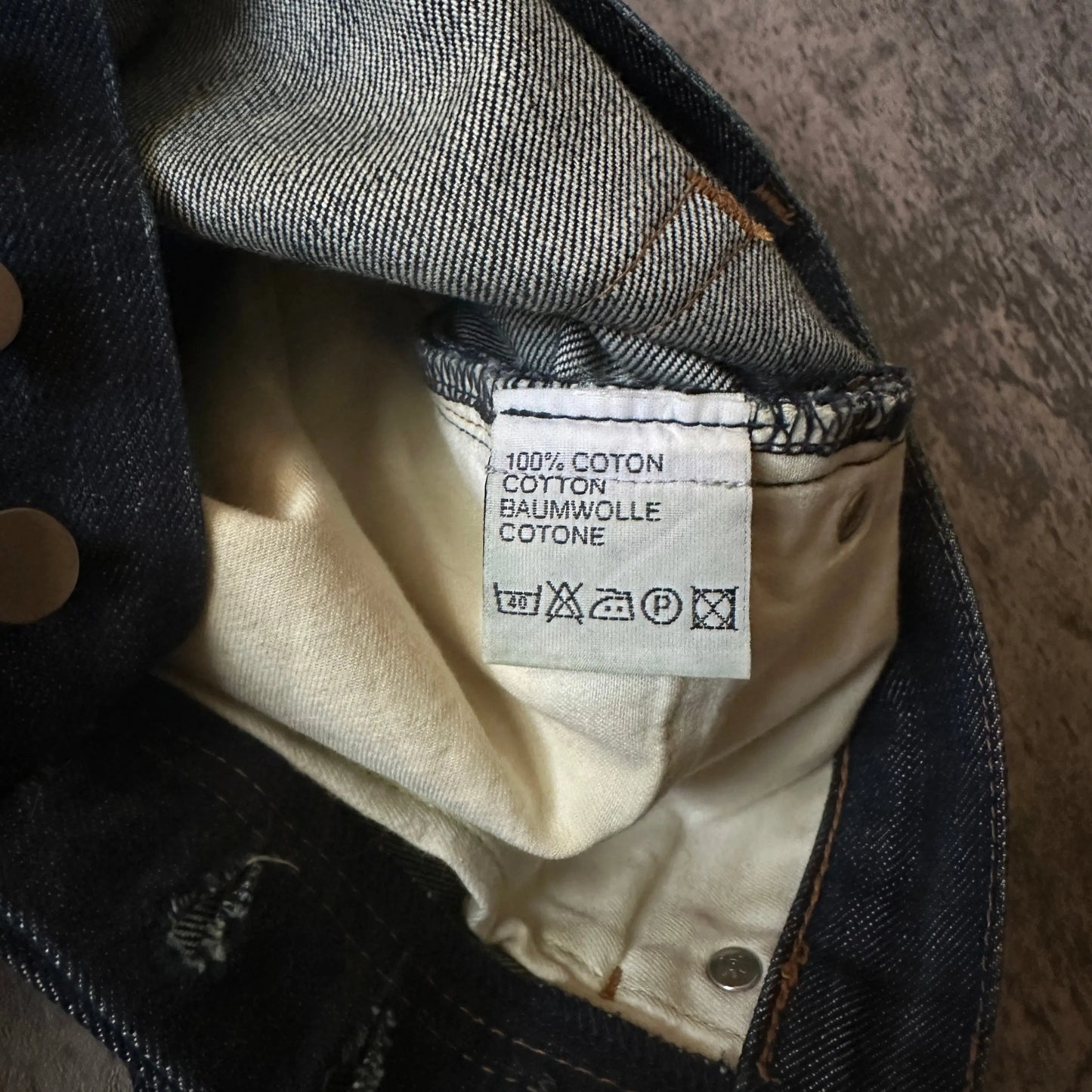 SS05 Dior Dark Wash Denim - 269archive
