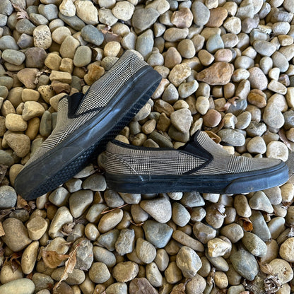 SS05 Number (N)ine “Nightcrawler” Houndstooth Slip-Ons - 269archive