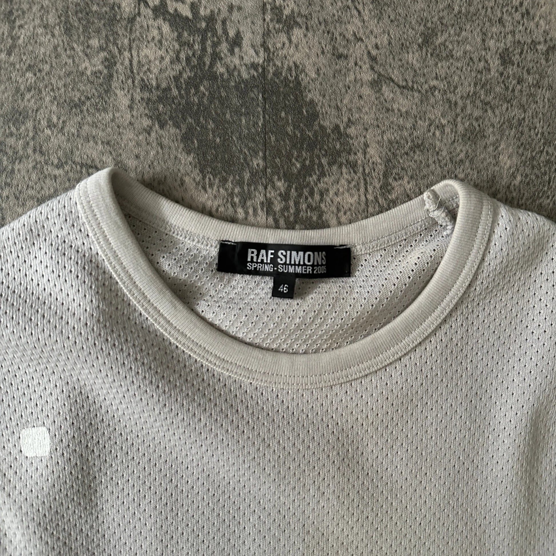 SS05 Raf Simons “Texas Pieces” Mesh Tank Top - 269archive