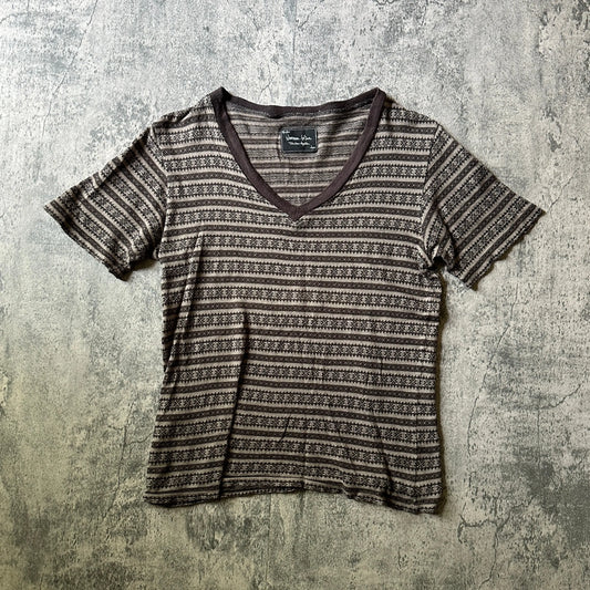 SS08 Number (N)ine "Birds" V-Neck Tee - 269archive