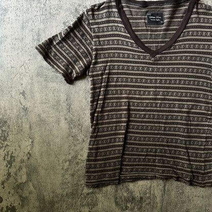 SS08 Number (N)ine "Birds" V-Neck Tee - 269archive