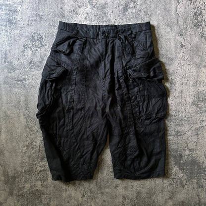 SS12 Julius_7 “Bumboo Twill” Gas Mask Cargo Shorts - 269archive