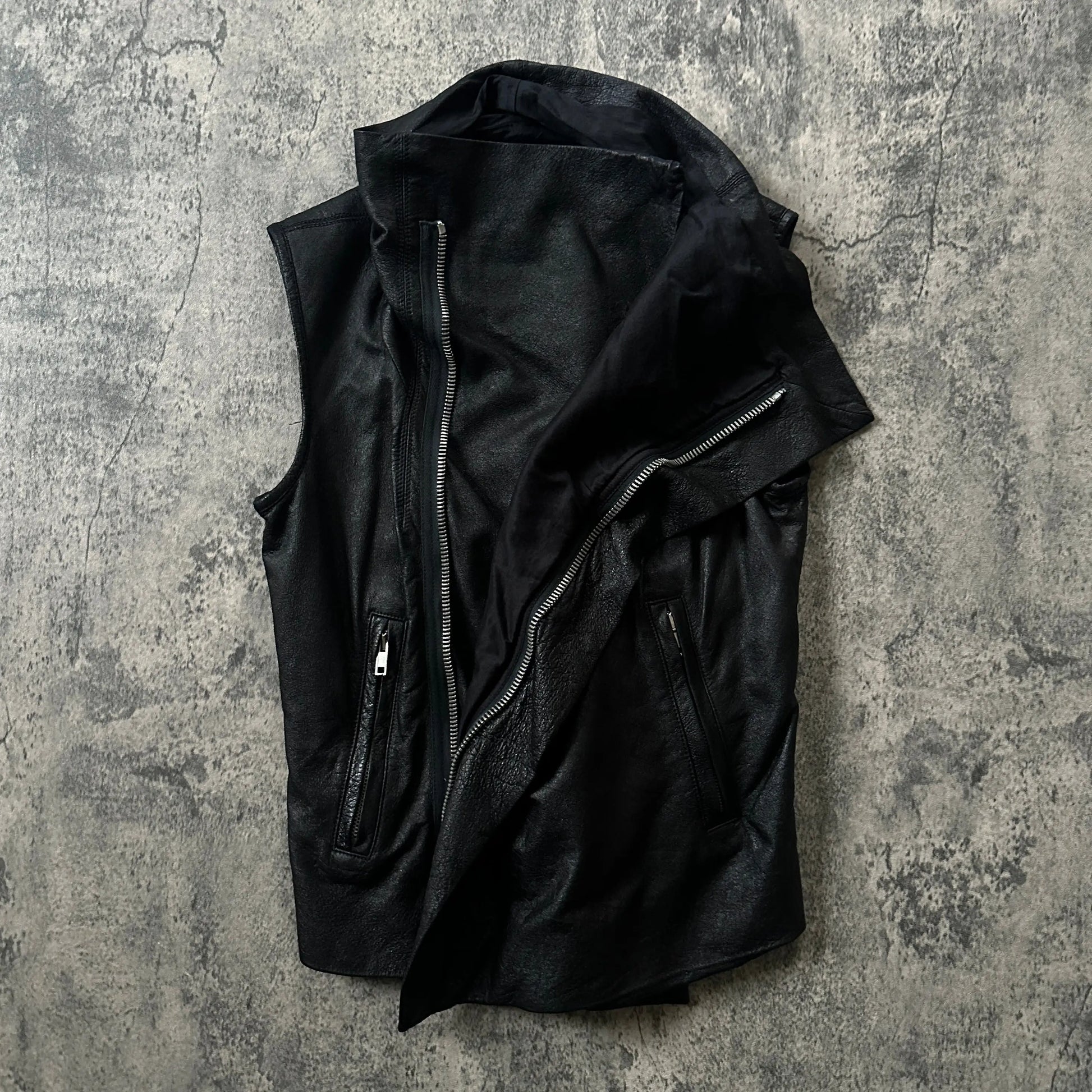 SS12 Rick Owens Women’s Runway “Naska” Lambskin Vest - 269archive