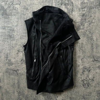 SS12 Rick Owens Women’s Runway “Naska” Lambskin Vest - 269archive
