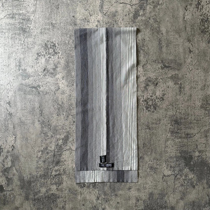 SS2002 Raf Simons Striped Cotton Scarf - 269archive
