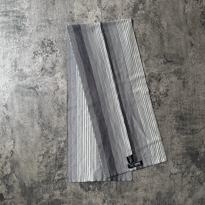 SS2002 Raf Simons Striped Cotton Scarf - 269archive