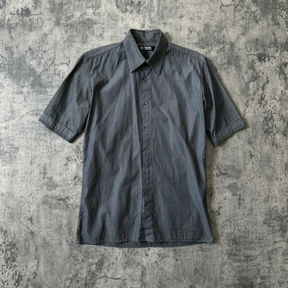 SS2003 Raf Simons “Consumed” Striped Silk Shirt - 269archive