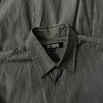 SS2003 Raf Simons “Consumed” Striped Silk Shirt - 269archive