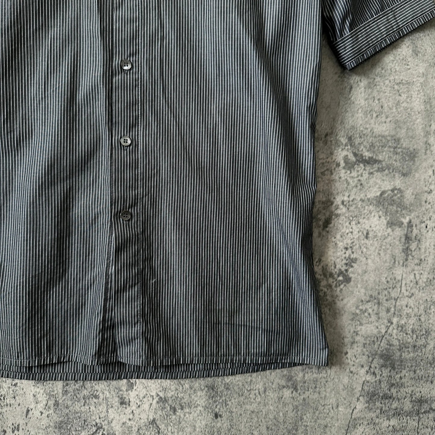 SS2003 Raf Simons “Consumed” Striped Silk Shirt - 269archive