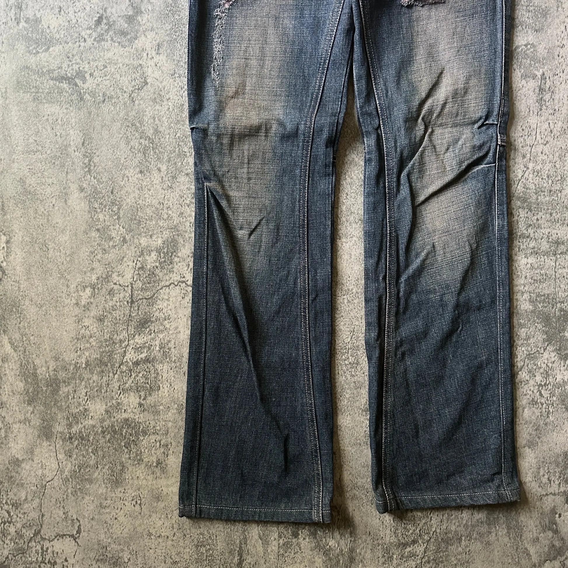 Tornado Mart Pink-Dyed Bootcut Denim - 269archive