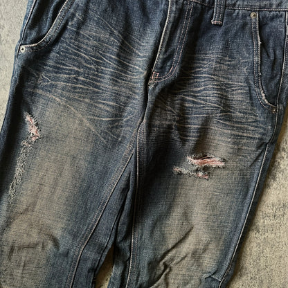 Tornado Mart Pink-Dyed Bootcut Denim - 269archive
