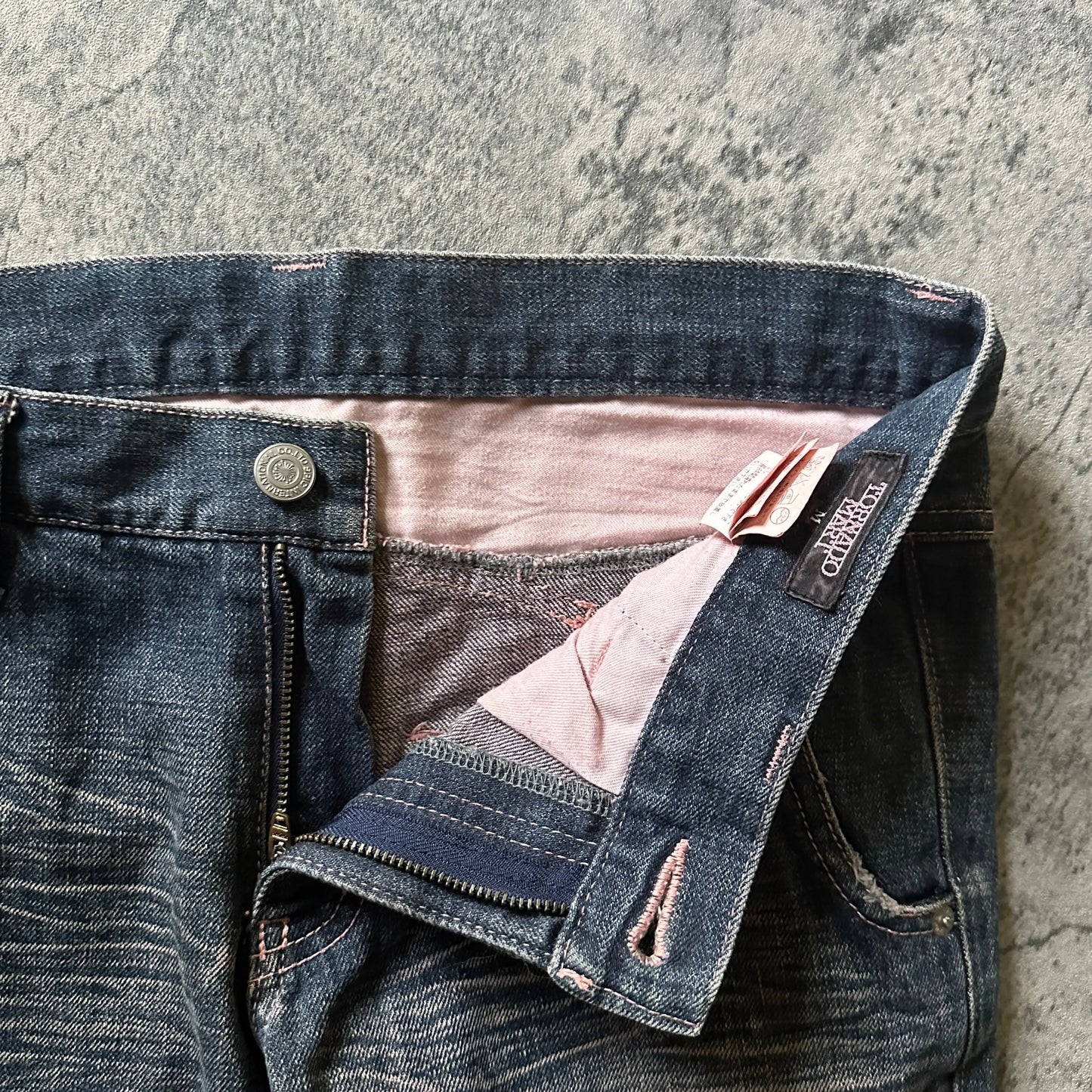 Tornado Mart Pink-Dyed Bootcut Denim - 269archive