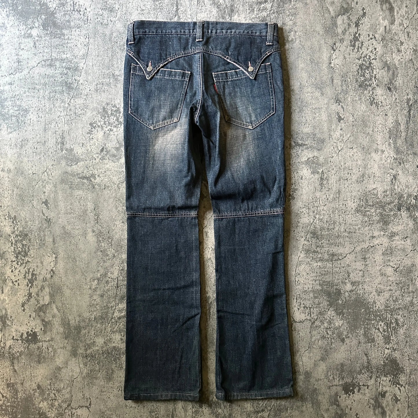 Tornado Mart Pink-Dyed Bootcut Denim - 269archive