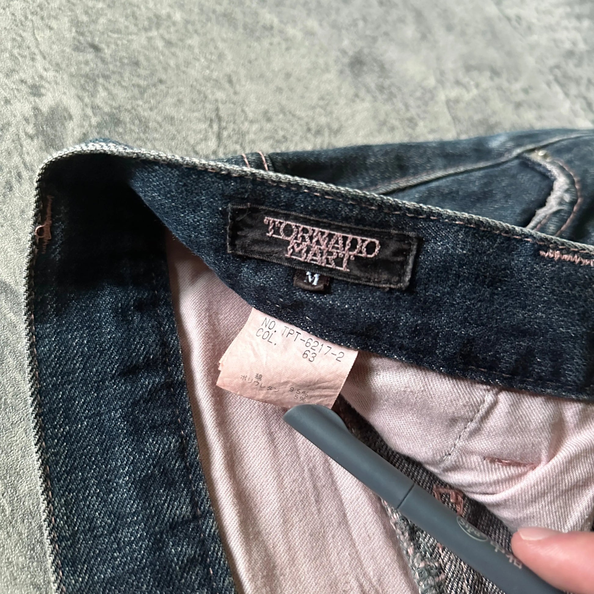 Tornado Mart Pink-Dyed Bootcut Denim - 269archive