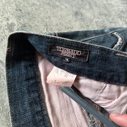 Tornado Mart Pink-Dyed Bootcut Denim - 269archive