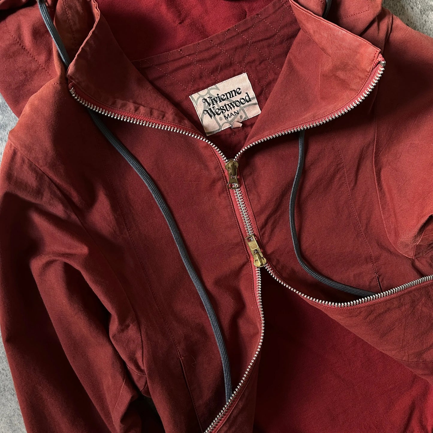 Vivienne Westwood MAN “Deformed Alien” Oversized Zip-Up Jacket - 269archive