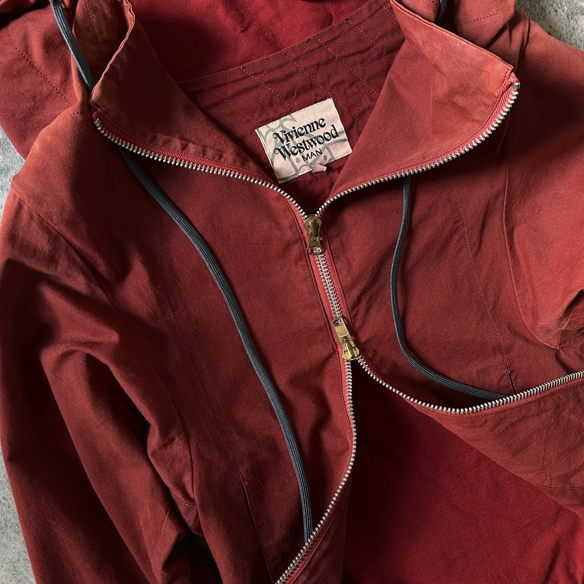 Vivienne Westwood MAN “Deformed Alien” Oversized Zip-Up Jacket - 269archive